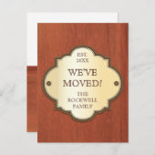 Ankündigung zur Anreise zur Tür Plaque Moving (Vorne/Hinten)