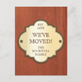 Ankündigung zur Anreise zur Tür Plaque Moving (Vorderseite)