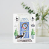 Ankündigung zur Anrufung der Grenze Postkarte (Stehend Vorderseite)