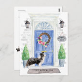 Ankündigung zur Anrufung der Grenze Postkarte (Vorne/Hinten)