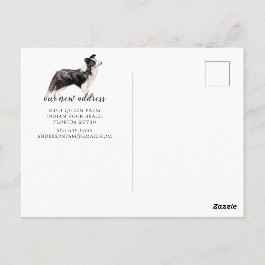 Ankündigung zur Anrufung der Grenze Postkarte (Rückseite)