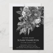 Ankündigung zur Beerdigung des Schwarzen und Weiße (Vorderseite)