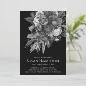 Ankündigung zur Beerdigung des Schwarzen und Weiße (Stehend Vorderseite)