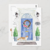 Ankündigung zur Beförderung schottischer Katzen Po Postkarte (Vorne/Hinten)