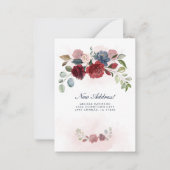 Ankündigung zur Beförderung von Burgund und Floral (Vorderseite)