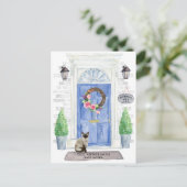 Ankündigung zur Beförderung von Katzen Postkarte (Stehend Vorderseite)