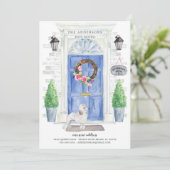 Ankündigung zur Bewegung der weißen Poodle-Vordert (Stehend Vorderseite)