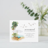 Ankündigung zur Bewegung des Beach Palm Tree (Stehend Vorderseite)