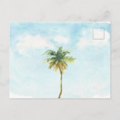 Ankündigung zur Bewegung des tropischen Meeres Postkarte (Rückseite)