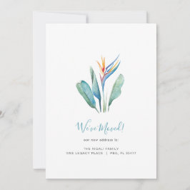 Ankündigung zur Blume tropischer Wasserfarben