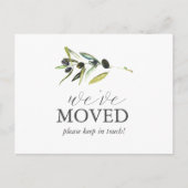 Ankündigung zur botanischen Bewegung im Wasserbere Postkarte (Vorderseite)