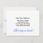 Ankündigung zur botanischen Bewegung niedlicher Wa (Rückseite)