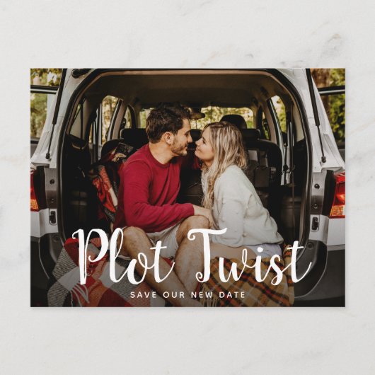 Ankündigung zur Drehung des Hochzeitdatums (Vorderseite)