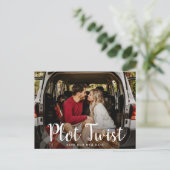 Ankündigung zur Drehung des Hochzeitdatums (Stehend Vorderseite)