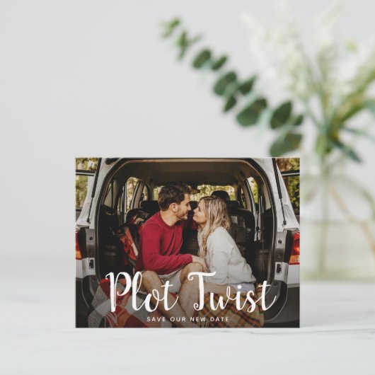 Ankündigung zur Drehung des Hochzeitdatums (Stehend Vorderseite)