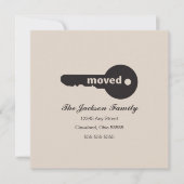 Ankündigung zur einfachen Schlüsselbewegung (Vorderseite)