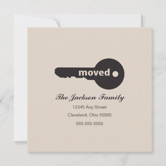 Ankündigung zur einfachen Schlüsselbewegung (Vorderseite)