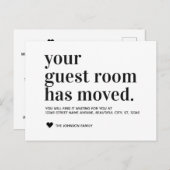 Ankündigung zur einfachen Typografie der Zimmerbew (Vorne/Hinten)