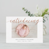 Ankündigung zur Einführung von Foil Birth (Stehend vorne)