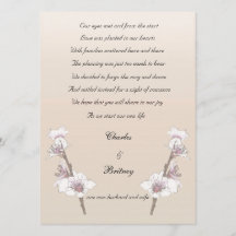 Ankündigung zur Einführung von Kirschblüten