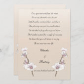 Ankündigung zur Einführung von Kirschblüten (Vorne/Hinten)