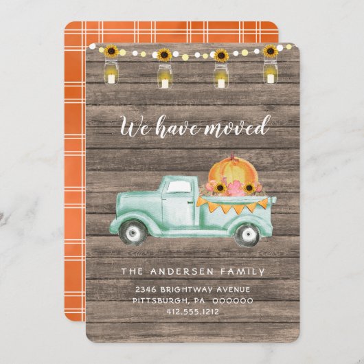 Ankündigung zur Ernte von Rustikalem Fall (Vorne/Hinten)