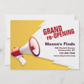 Ankündigung zur Eröffnung (Vorderseite)