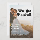 Ankündigung zur Eröffnung eines modernen Retro-Fot (Vorderseite)