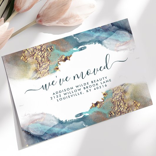 Ankündigung zur Farbtönung Blau und Gold