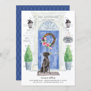 Ankündigung zur Frontklappe an der schwarzen Lab-T