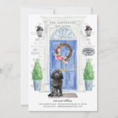 Ankündigung zur Frontklappe des schwarzen Cockapos (Vorderseite)