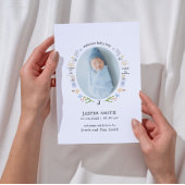 Ankündigung zur Geburt des Ozeans - Minimalistisch