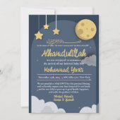 Ankündigung zur Geburt eines Babys in der Nacht St (Vorderseite)