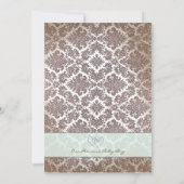 Ankündigung zur Geburt eines grünen Kindes (Rückseite)