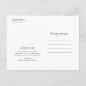 Ankündigung zur Geburt von Fotos Einführung des Ne Postkarte (Rückseite)