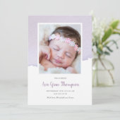 Ankündigung zur Geburt von Wasserfarben (Stehend Vorderseite)