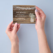 Ankündigung zur Haushaltsverschiebung Rustikaler B Flyer (Gruppe)