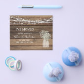 Ankündigung zur Haushaltsverschiebung Rustikaler B Flyer (Einzeln)