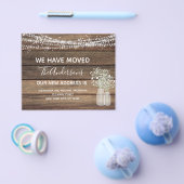 Ankündigung zur Haushaltsverschiebung Rustikales B Flyer (Einzeln)