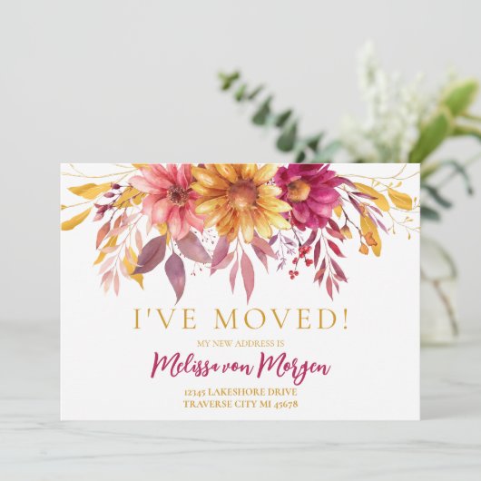 Ankündigung zur Herbstfloralbewegung (Stehend Vorderseite)