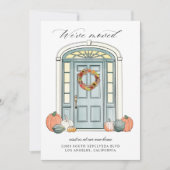 Ankündigung zur Herbstfront, koloniale Türverschie (Vorderseite)