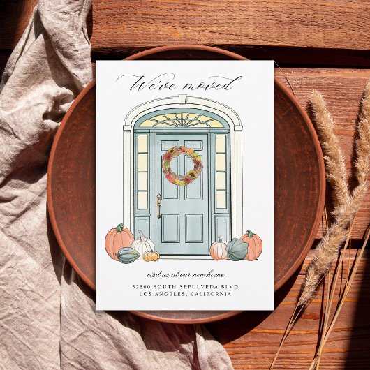 Ankündigung zur Herbstfront, koloniale Türverschie