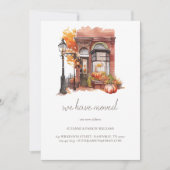 Ankündigung zur Herbsttür (Vorderseite)