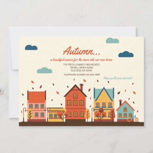 Ankündigung zur Herbstumsiedlung (Vorderseite)