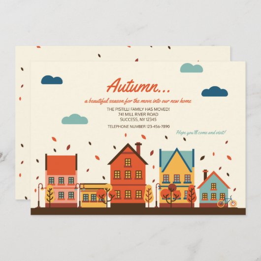 Ankündigung zur Herbstumsiedlung (Vorne/Hinten)