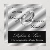 Ankündigung zur Hochzeitsfeier (Vorne/Hinten)