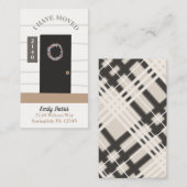 Ankündigung zur illustrierten Schwarzen Türbewegun Begleitkarte (Vorne/Hinten)