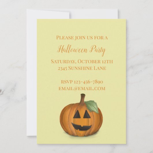 Ankündigung zur Kürbislaterne in Pumpkin-Patches (Vorderseite)