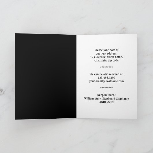 Ankündigung zur Lampenpostverschiebung (Innenseite)