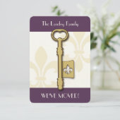 Ankündigung zur lila Lilie Schlüsselbewegung (Stehend Vorderseite)